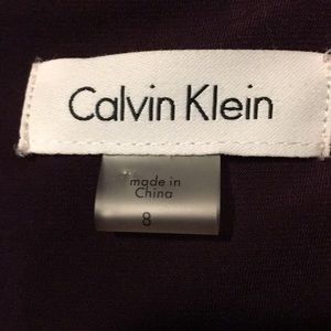 Calvin Klein purple dress